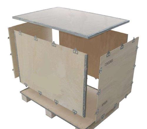 钢边木箱